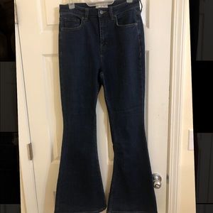 FREE PEOPLE HIGHWAISTED FLARE JEANS